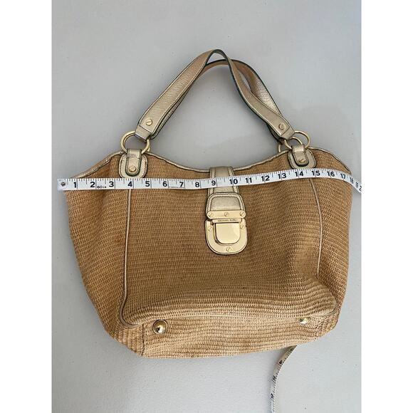 Michael Kors Tan and Gold Shoulder Bag - Picture 4 of 5